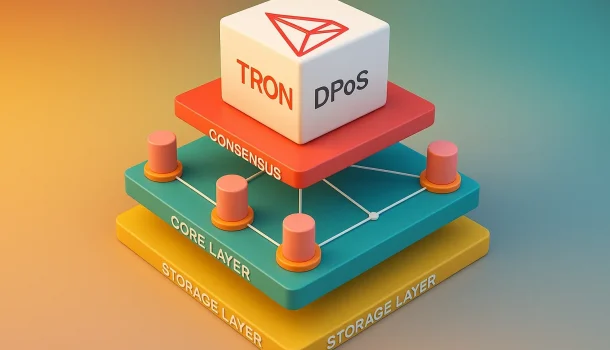 Архитектура блокчейна Tron: слои и консенсус DPoS