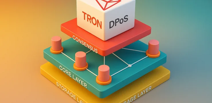 Архитектура блокчейна Tron: слои и консенсус DPoS