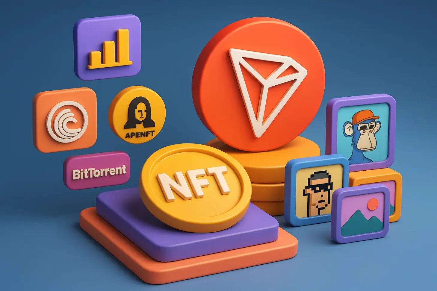 Ключевые коллекции NFT на Tron