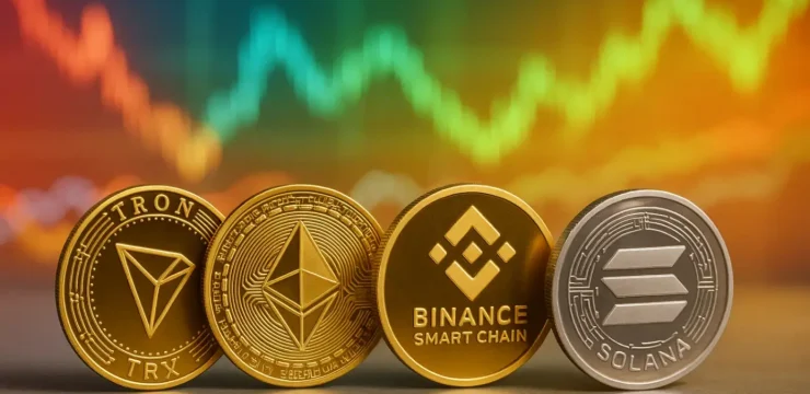Tron vs Ethereum, BSC и Solana: скорость, комиссии, возможности