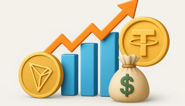 Tron H1 2025: стабильная крипто-динамика и 41% рост выпуска USDT