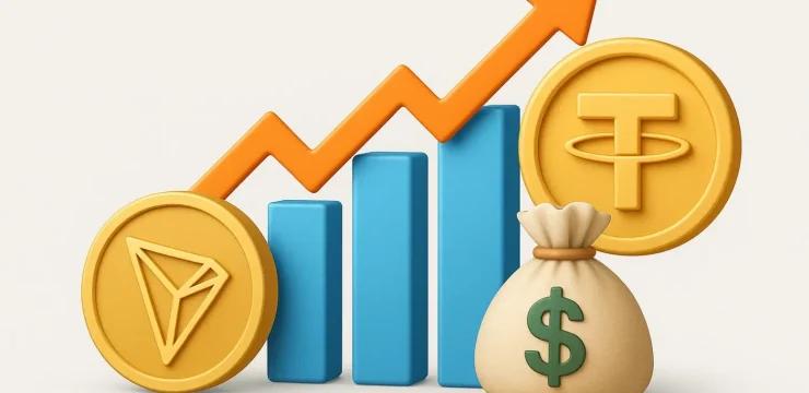 Tron H1 2025: стабильная крипто-динамика и 41% рост выпуска USDT