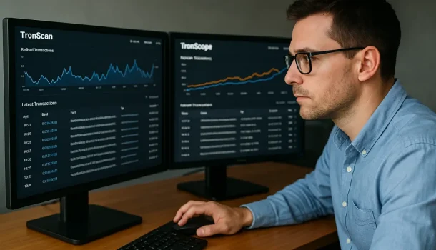 Аналитика сети Tron: как использовать TronScan и TronScope для мониторинга транзакций и статистики